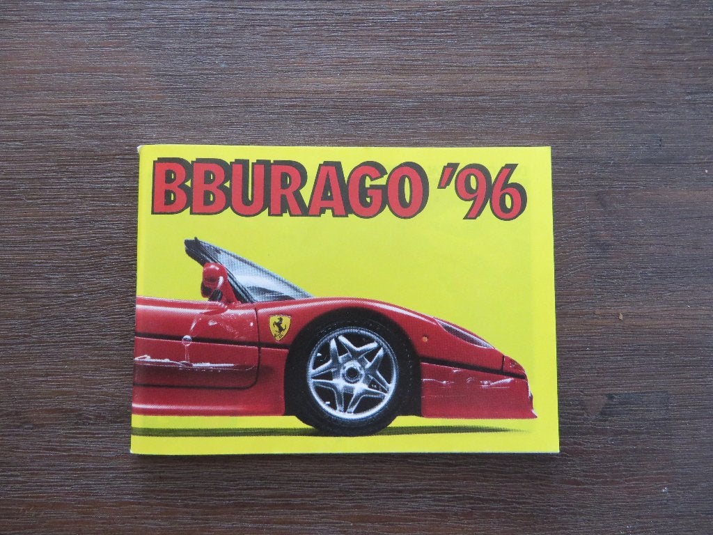 Burago mini Catalogus 1996, 1997, 1998 of 1999, Ophalen of Verzenden, Zo goed als nieuw, Auto