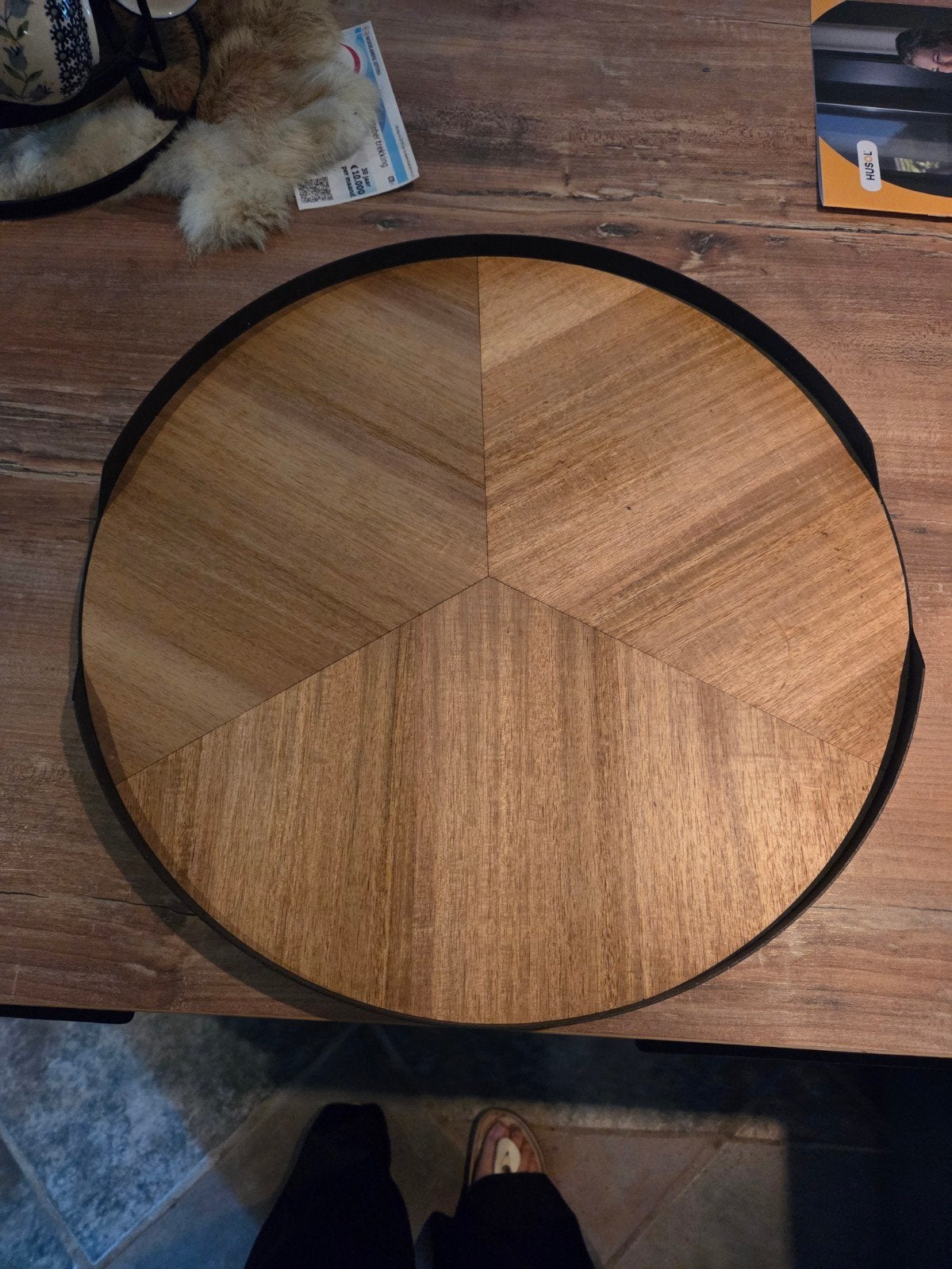 Draaiplateau Ikea 42 cm - Hout, Ophalen, Hout, Gebruikt, Modern
