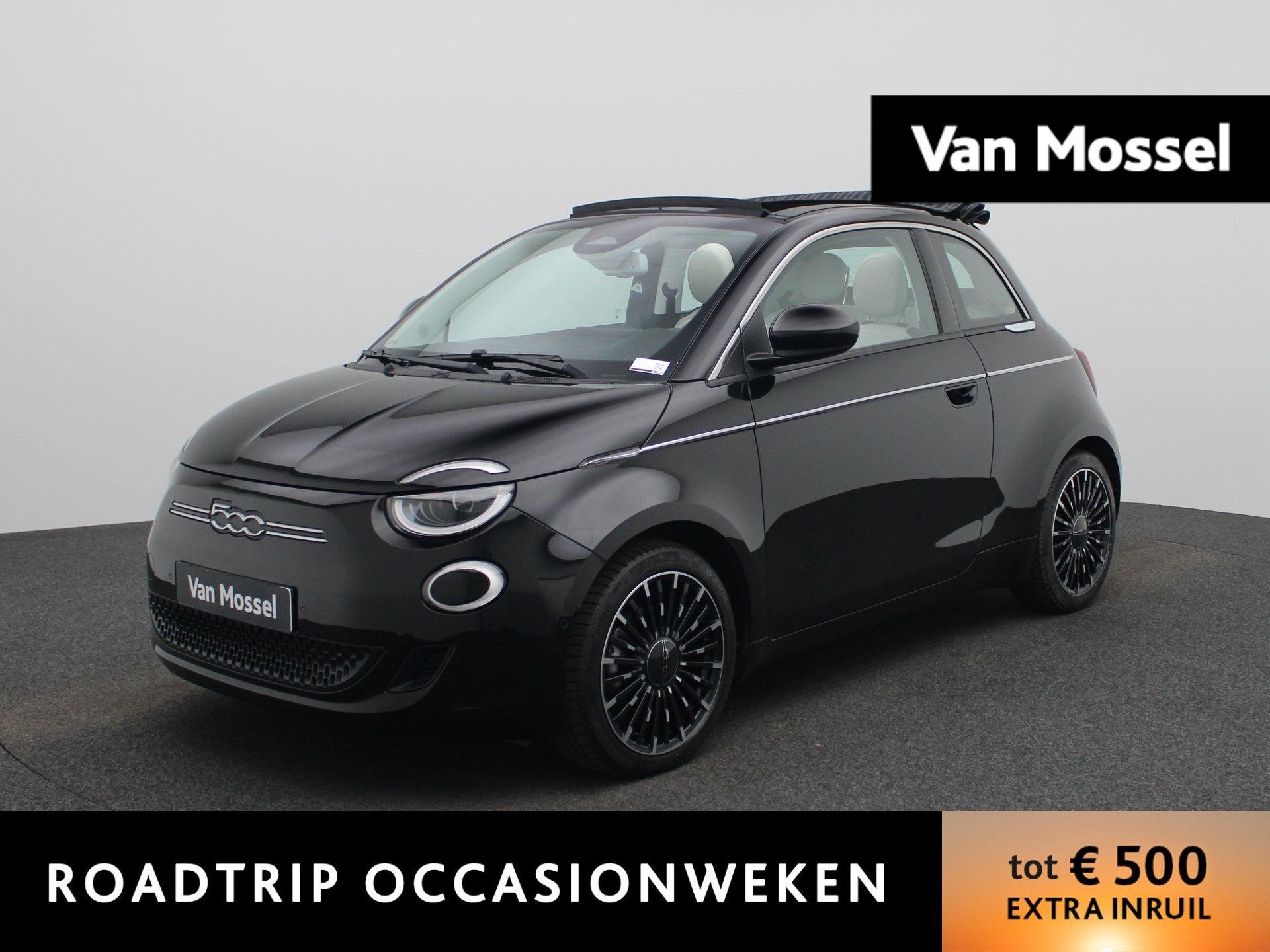 Fiat 500C La Prima By Bocelli 42 kWh | Cruise Control | Acht, Auto's, Fiat, 12 maanden, Gebruikt, 118 pk, 4 stoelen