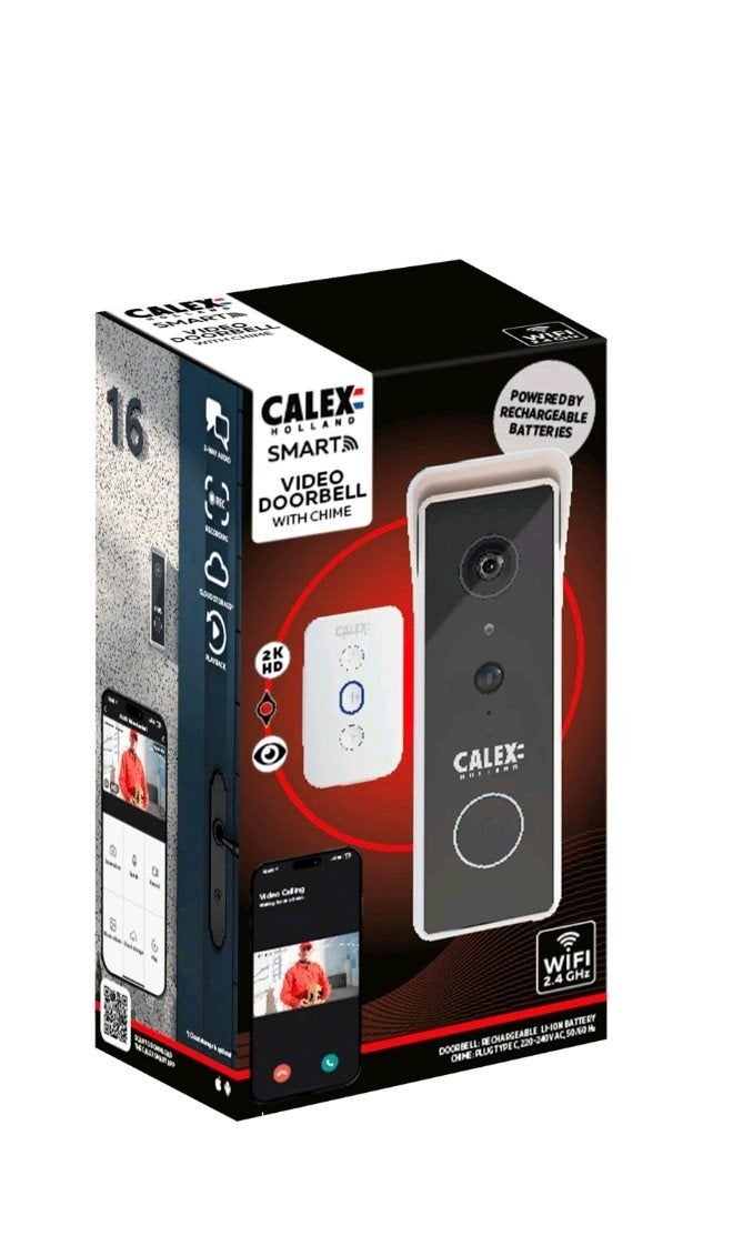 calex video doorbel, Ophalen of Verzenden, Terugspreekfunctie, Nieuw, Draadloos