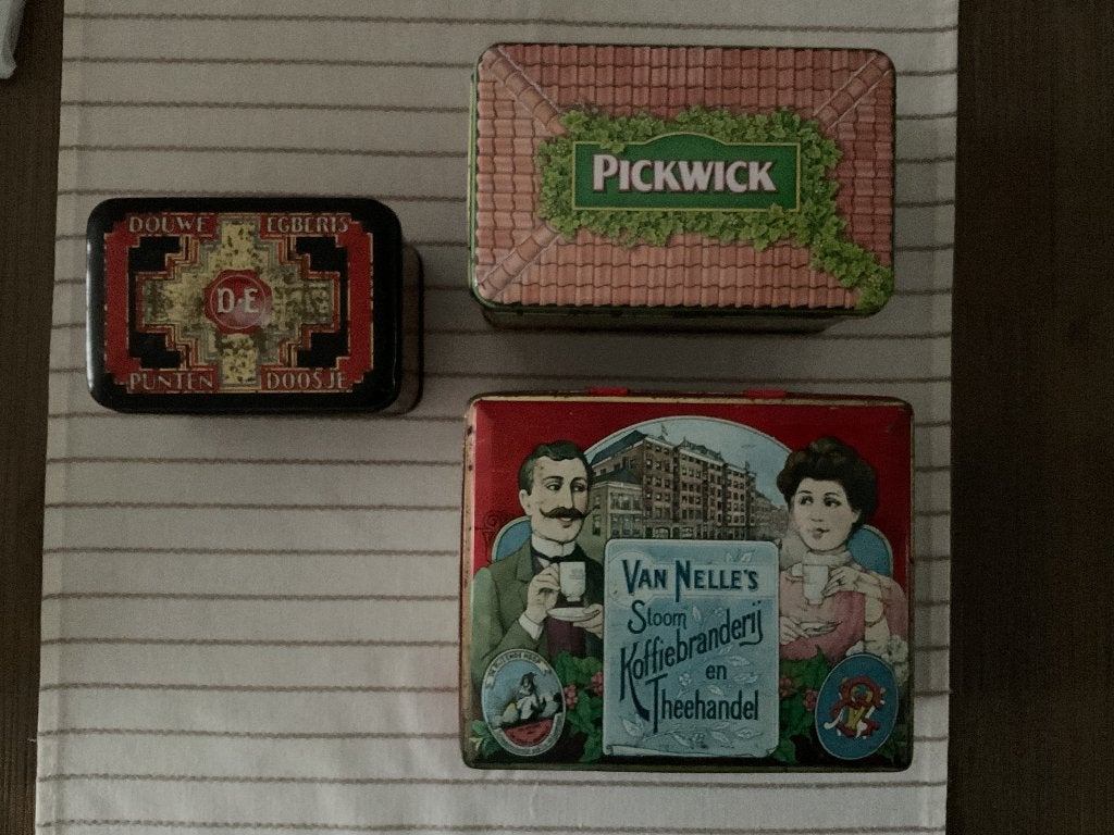 Douwe Egberts blikken, Verzamelen, Ophalen, Gebruikt, Koffie, Douwe Egberts
