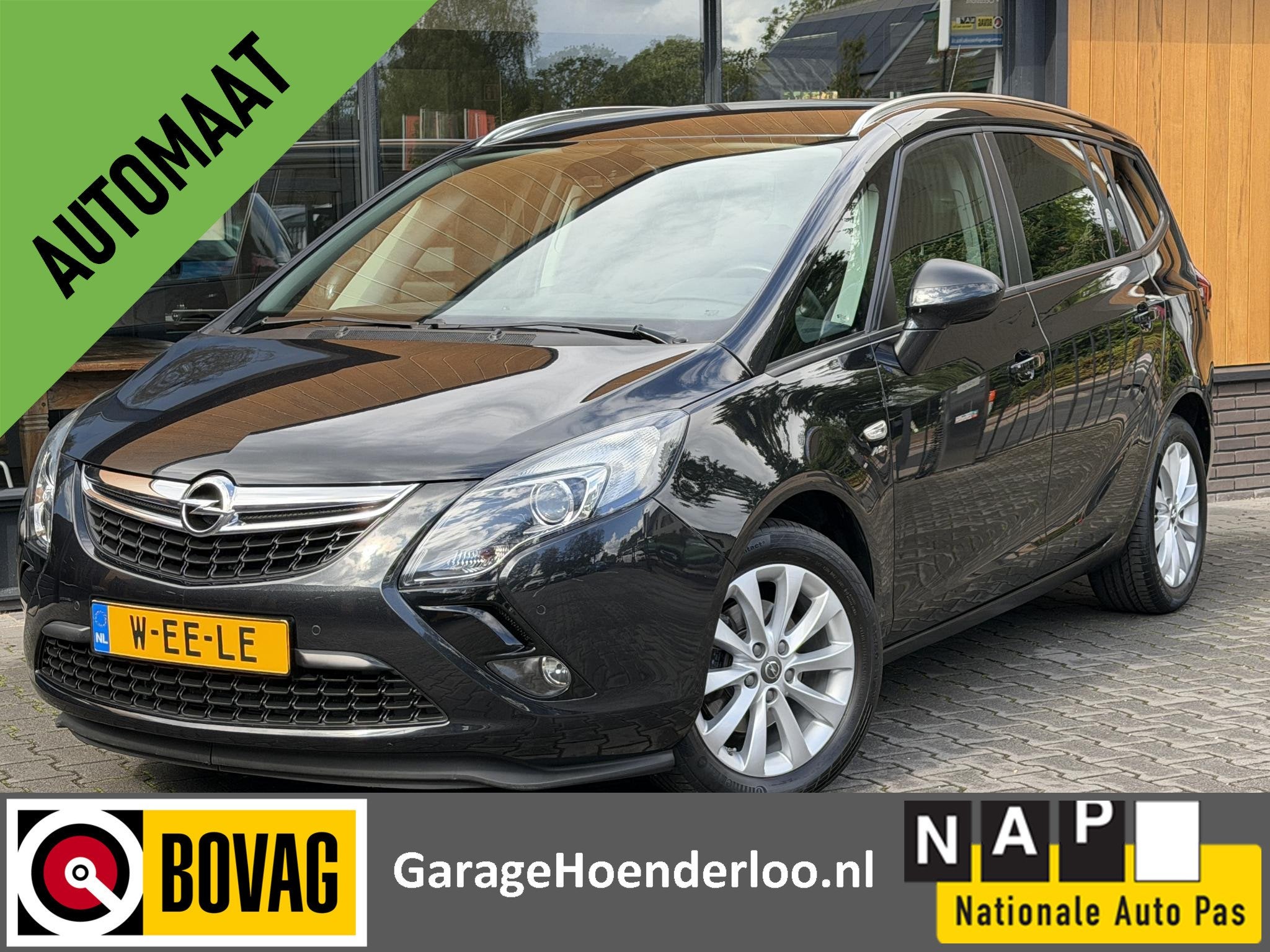 Opel Zafira Tourer 1.4 FLEX Fietsendrager, Cruise, Stoel/Stu, Auto's, Euro 5, Stof, Gebruikt, 4 cilinders