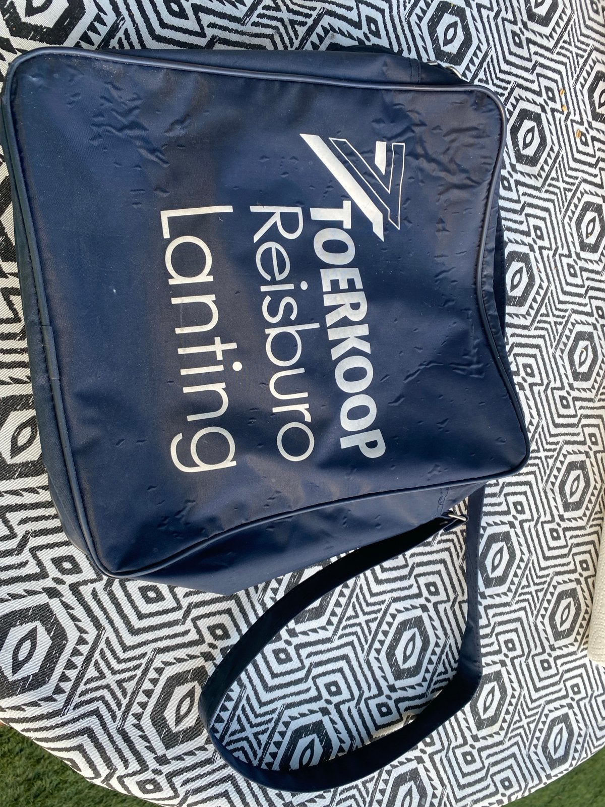 Vintage KLM  LantingToerkoop Reistas - Uniek Verzamelobject, 40 tot 60 cm, Gebruikt, 20 tot 30 cm, Blauw