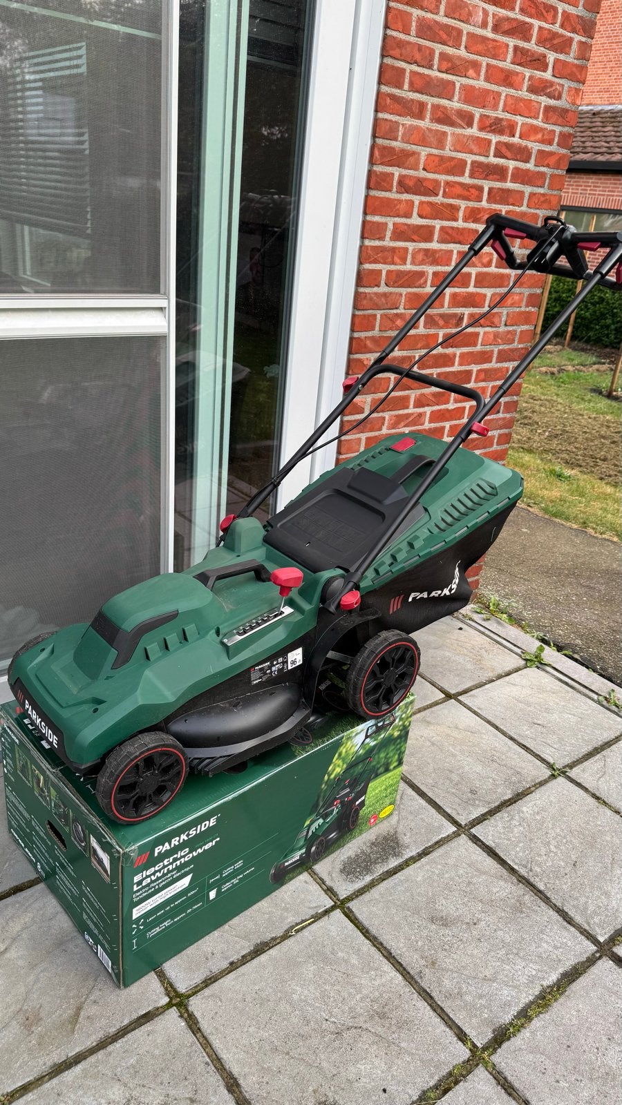 Parkside Elektrische Grasmaaier PRM 1800 C3 - Nieuw in doos, Ophalen, Cirkelmaaier, Elektrische grasmaaier, Nieuw