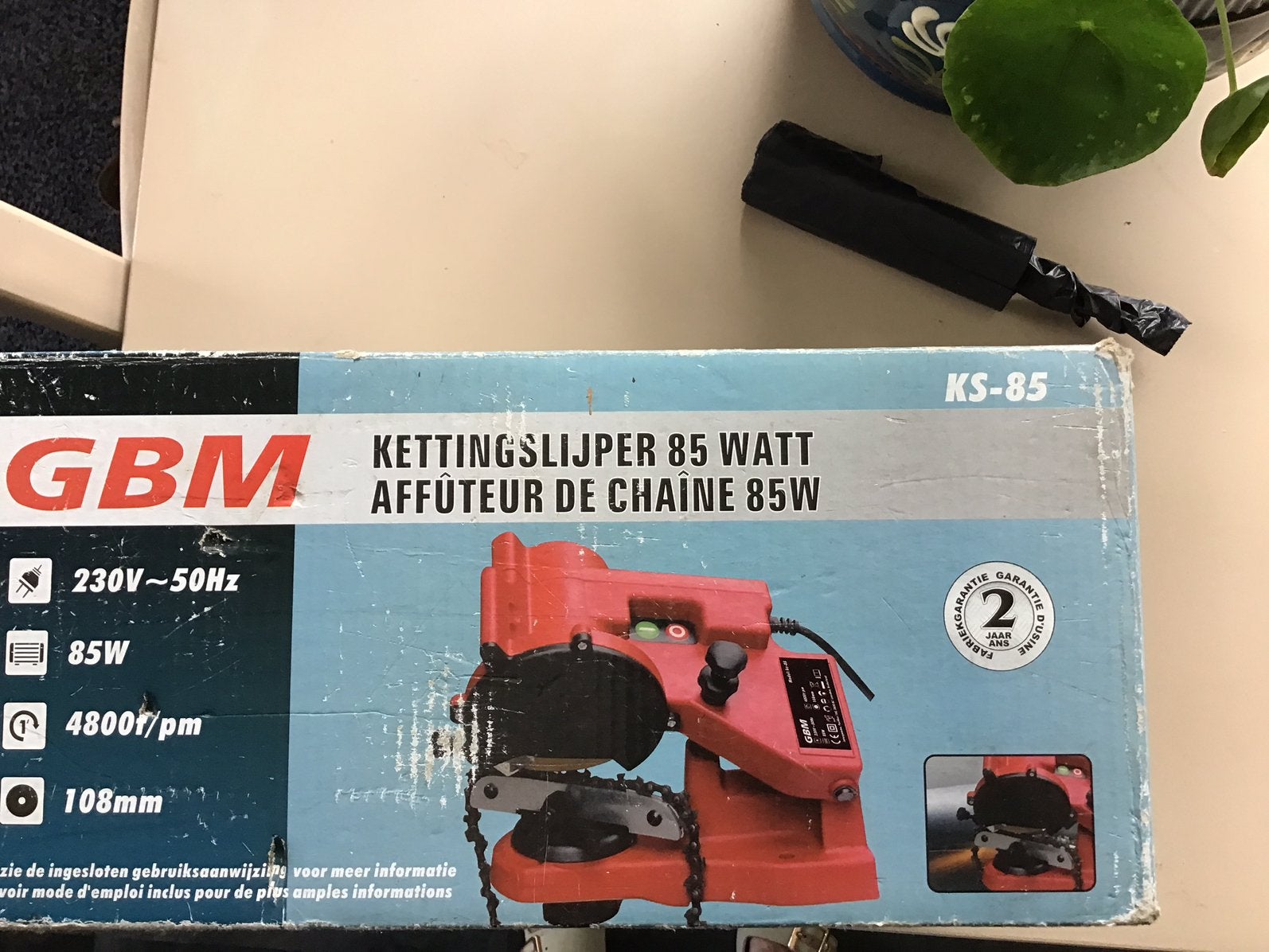 Kettingslijper, Ophalen, Zo goed als nieuw, 1200 watt of meer, 70 mm of meer