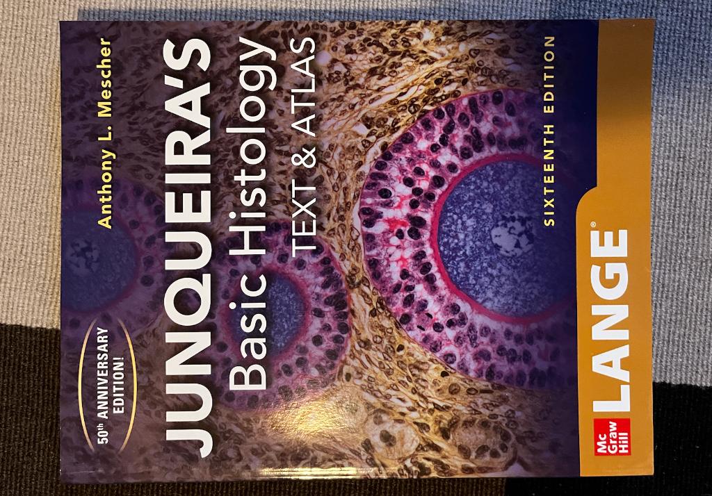 Junqueira’s Basic Histology: Text & Atlas (16e editie), Boeken, Ophalen of Verzenden, Zo goed als nieuw, Overige niveaus, Biologie