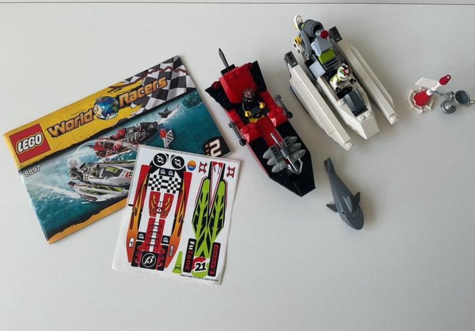 Lego 8897 world racers, Compleet, Lego, Ophalen of Verzenden, Zo goed als nieuw