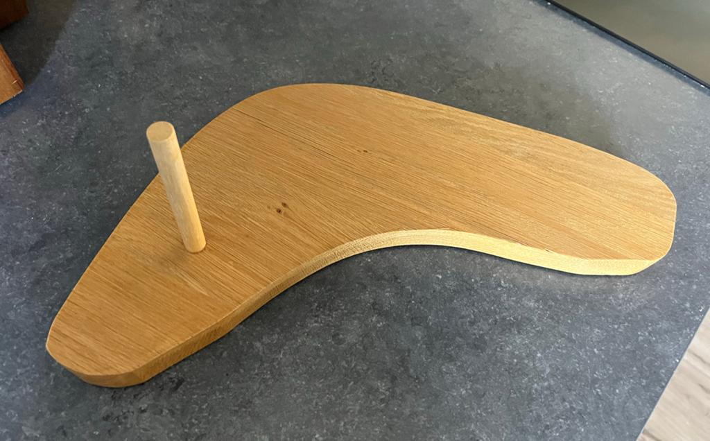 Houten standaard voor panfluit, Ophalen of Verzenden, Zo goed als nieuw