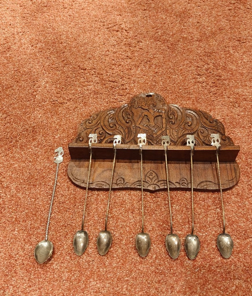 Yogya zilveren lepeltjes, Antiek en Kunst, Ophalen of Verzenden, Zilver
