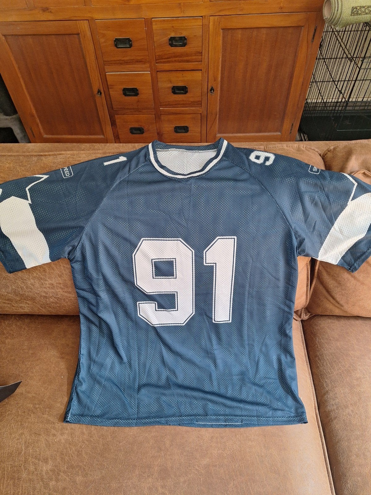 nieuw blauw baseball shirt maat L/XL, Blauw, Maat 42/44 (L), Nieuw, Ophalen of Verzenden