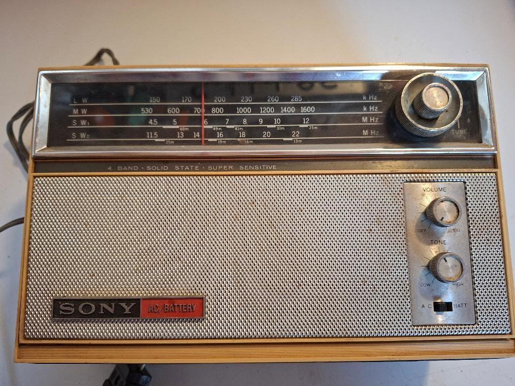 radio Sony, Ophalen of Verzenden, Gebruikt, Transistorradio