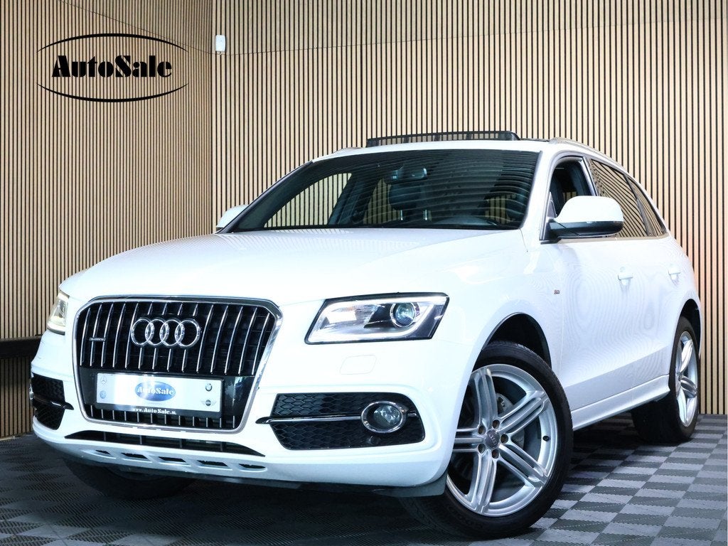 Audi Q5 2.0 TFSI Quattro S-Line PANODAK NAVI AUTOMAAT SPORTL, Auto's, Gebruikt, Zwart, 4 cilinders, 1795 kg