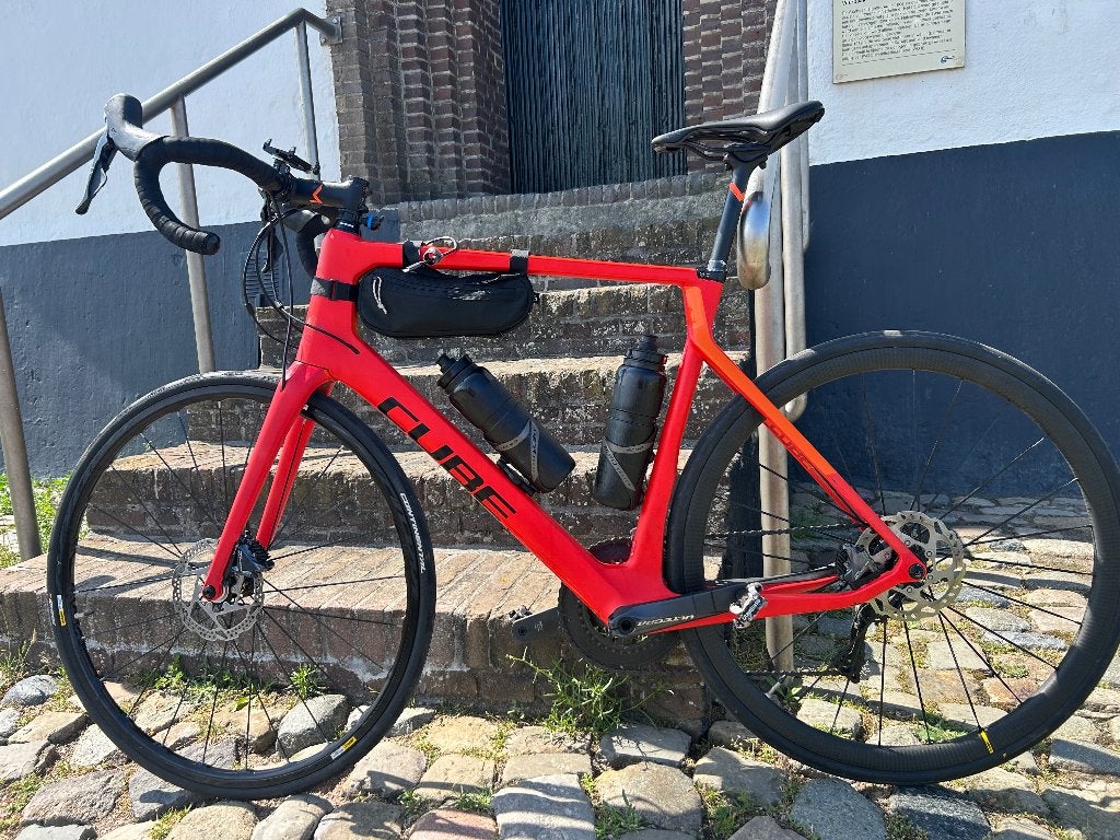 cube agree c:62 fire orange, Fietsen en Brommers, Fietsen | Heren | Sportfietsen en Toerfietsen, Zo goed als nieuw, Overige merken
