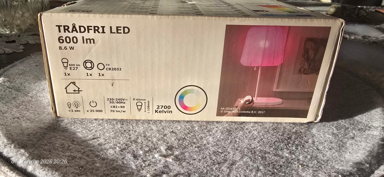 IKEA TRÅDFRI Startset E27 600 lm - Smart Kleur/Wit + Afstand, Ophalen of Verzenden, Nieuw