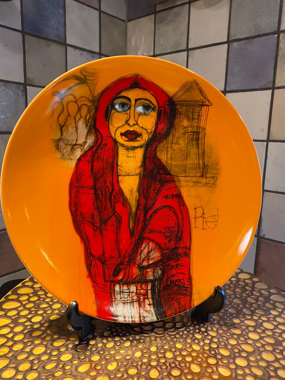 Piet Schopping,design bord,Amerpoort Ateliers,2019/2020,30cm, Ophalen of Verzenden