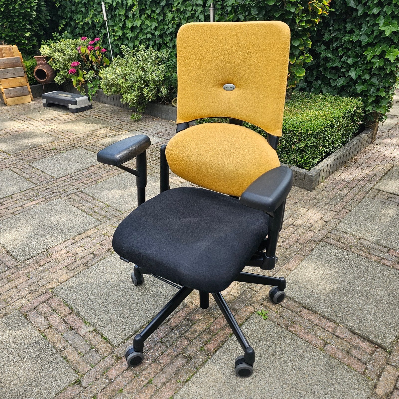 Steelcase Bureaustoel - Ergonomisch en Comfortabel, Ophalen, Ergonomisch, Gebruikt, Zwart