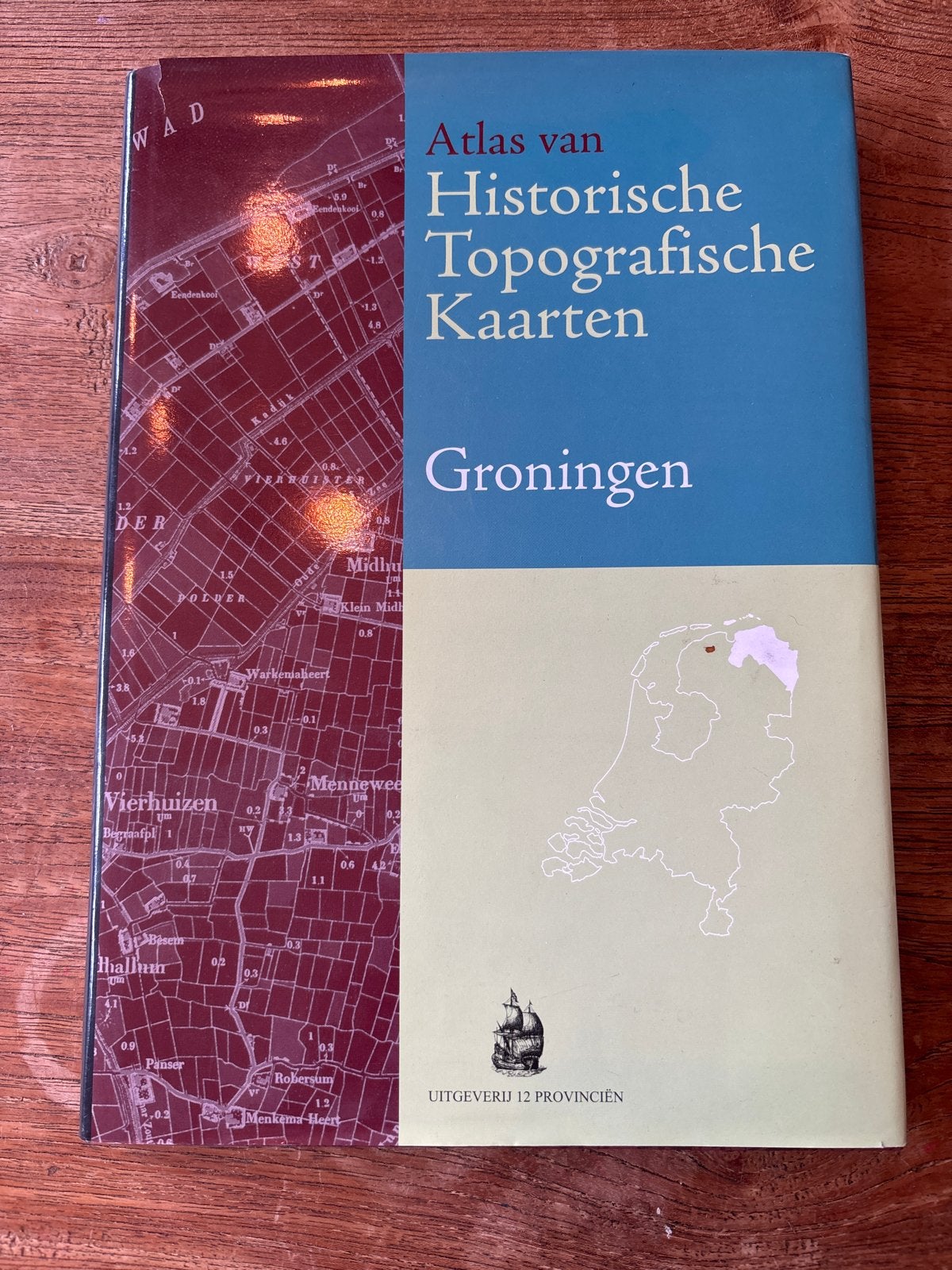 Atlas Historische Topografische Kaarten Groningen, Overige atlassen, Ophalen of Verzenden, Zo goed als nieuw, 1800 tot 2000