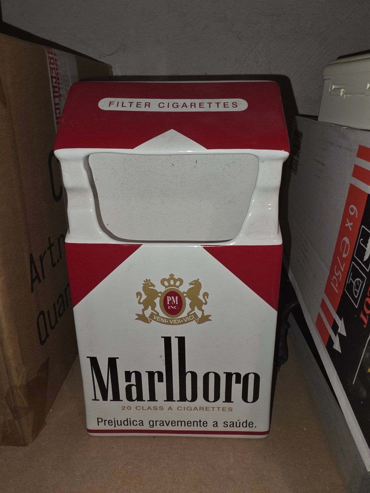 Marlboro XXL Asbak - Vintage Verzamelaarsitem, Ophalen of Verzenden, Zo goed als nieuw, Asbak