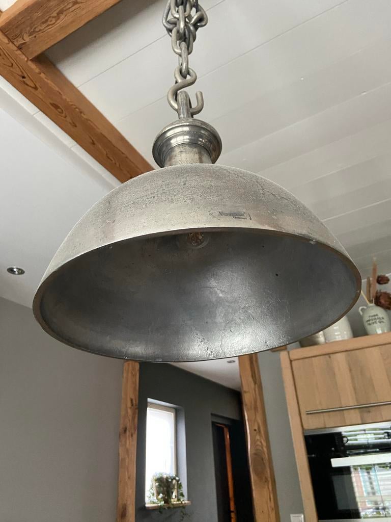 2x Hanglamp industrieel Loods5, Ophalen of Verzenden, Zo goed als nieuw, Industrieel, Metaal