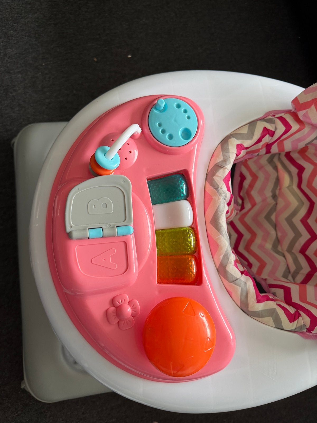 Babywalker met speelblad - Roze, Ophalen, Gebruikt