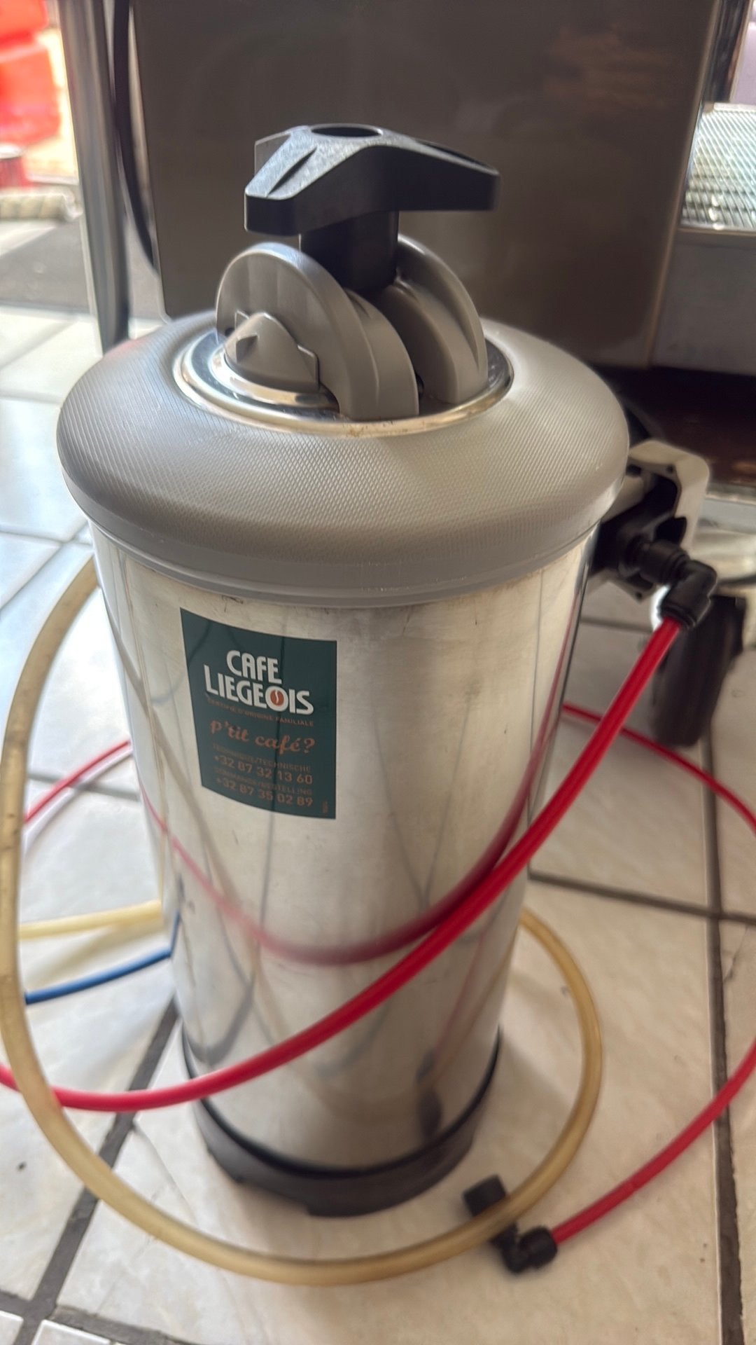 DVA IV12 Professionele Waterontharder voor Espressomachine, Ophalen of Verzenden, Gebruikt, Waterontharder met zout
