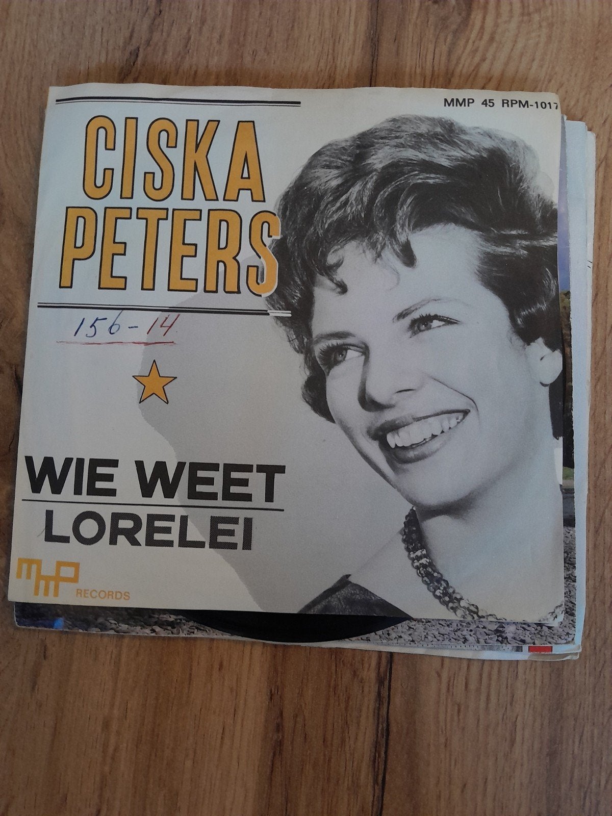 ciska peters 7inch wie weet, Ophalen of Verzenden, Zo goed als nieuw, Nederlandstalig
