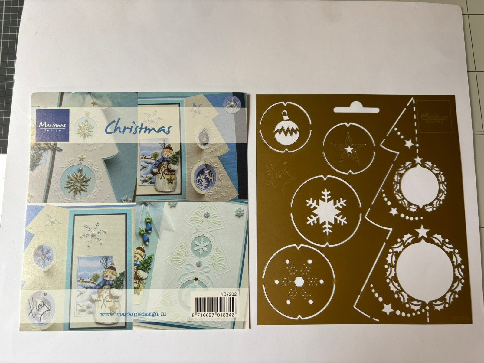 Stencil Marianne design kerstboom / borduren, Ophalen of Verzenden, Zo goed als nieuw, Overige thema's, Pons of Mal