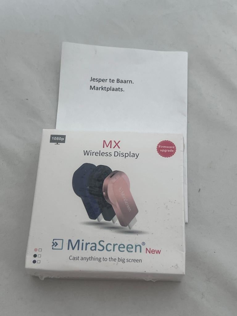 Mirascreen HDMI Android smart tv *Nieuw in doos*, Ophalen of Verzenden, Nieuw, HDMI