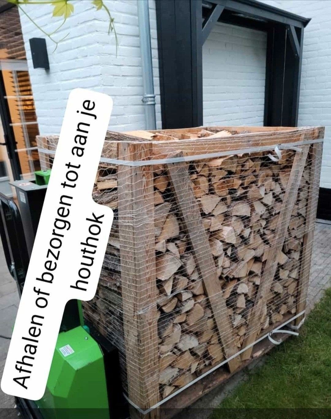 Premium Haardhout Eiken ,Beuk, Mix 🚚optie gestapelde m3 kra, Tuin en Terras, 3 tot 6 m³, Ophalen of Verzenden, Eikenhout, Blokken