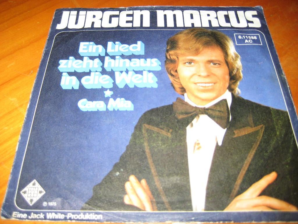 Jürgen Marcus: Ein Lied zieht hinaus in die Welt, Ophalen of Verzenden, Zo goed als nieuw, Pop, Single