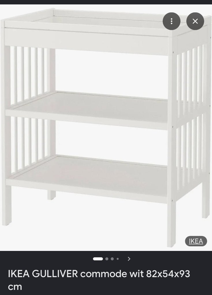 Ikea gulliver commmode, Ophalen, 50 tot 70 cm, 105 cm of meer, Zo goed als nieuw