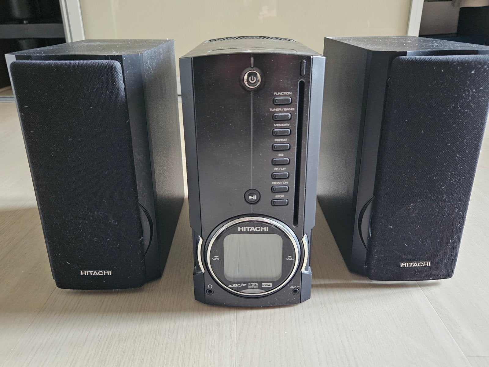 Hitachi AXM89MP3 Micro Toren Systeem, Ophalen of Verzenden, Cd-speler, Overige merken, MP3-aansluiting