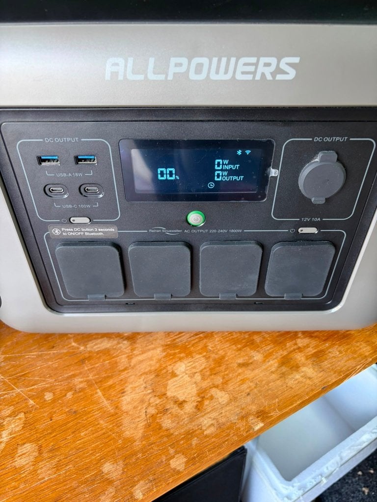1800W Defecte Powerstation voor de Techneut, Caravans en Kamperen, Kampeeraccessoires, Ophalen, Zo goed als nieuw