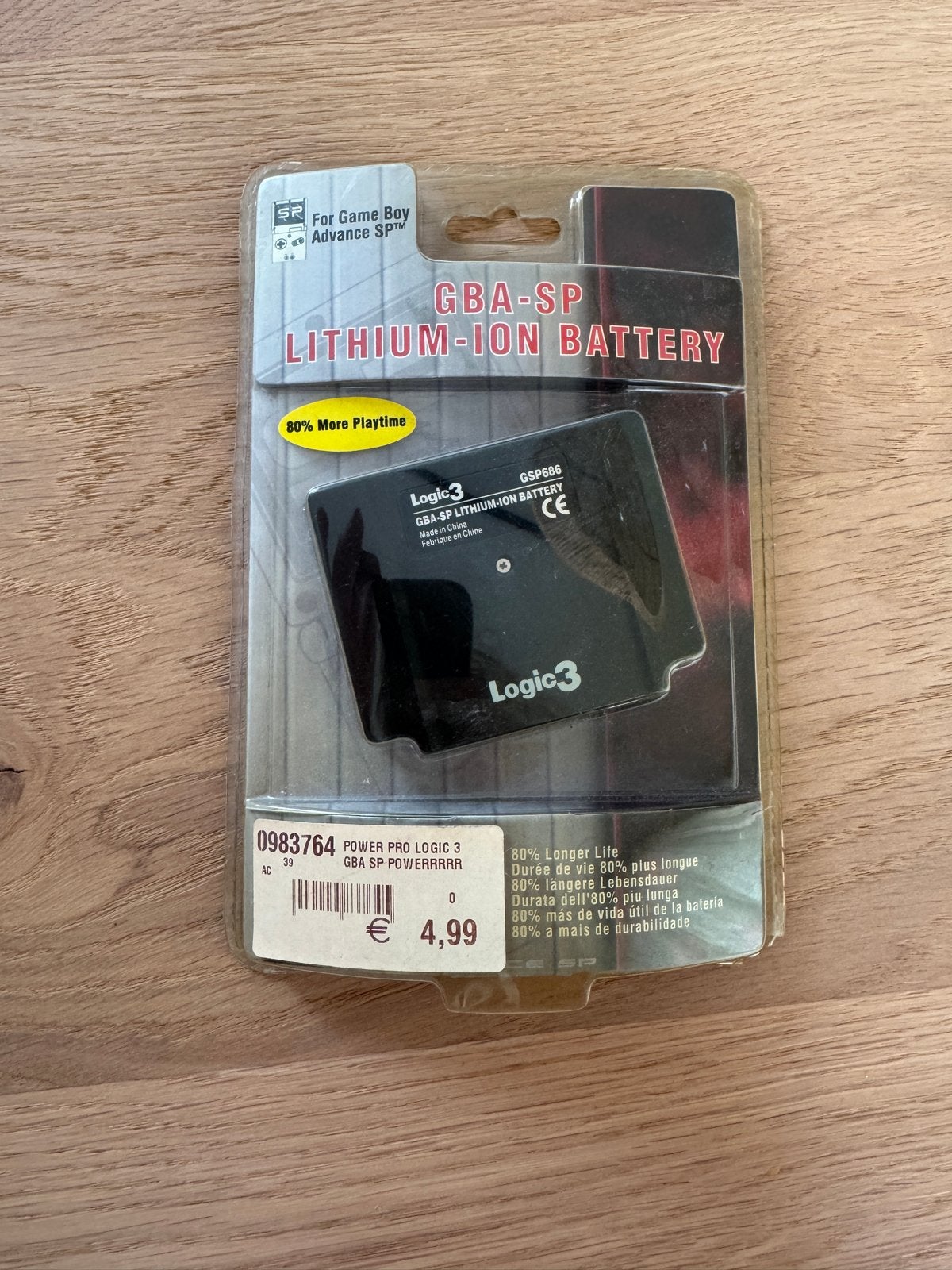 Game Boy Advance SP Logic 3 externe batterij nieuw, Ophalen of Verzenden, Nieuw, Game Boy Advance SP, Overige typen