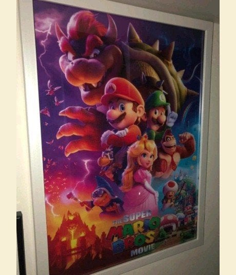 The super mario bros, Ophalen of Verzenden, Zo goed als nieuw, A1 t/m A3, Film en Tv