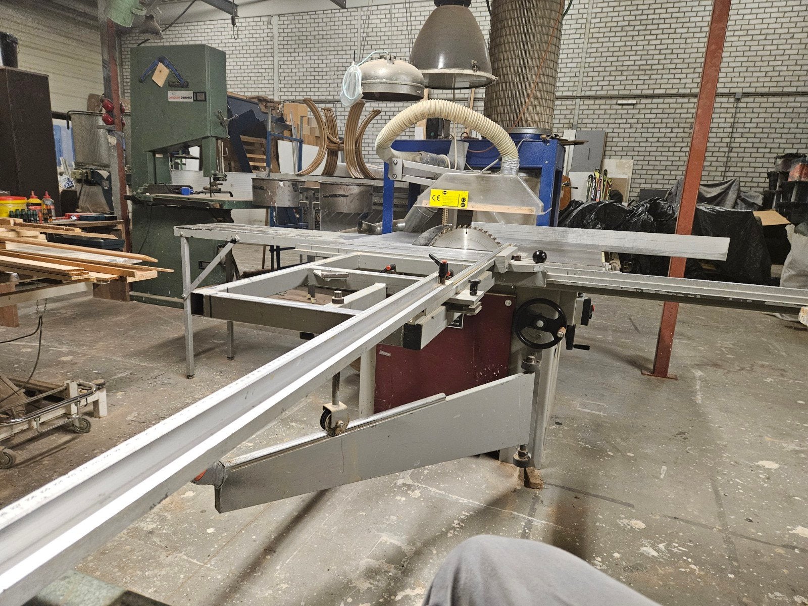 Harwi 130 7.5pk Zaagtafel Schulpzaag Formaatzaag CE Gekeurd, Ophalen, 1200 watt of meer, Cirkelzaag, 70 mm of meer