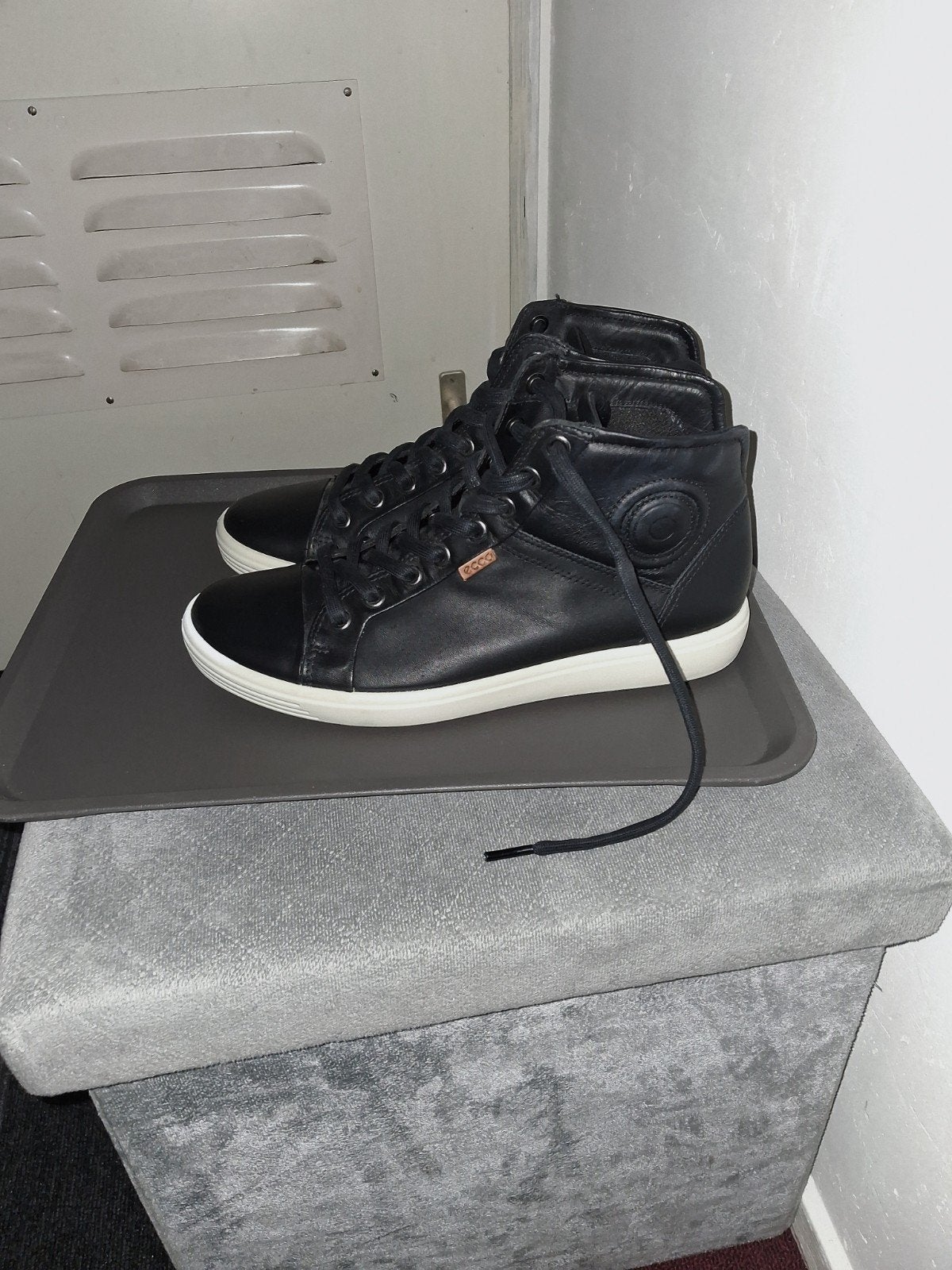 ECCO SOFT 7 veterschoenen maat 39 z.g.a.n., Ecco, Zwart, Overige typen, Ophalen of Verzenden