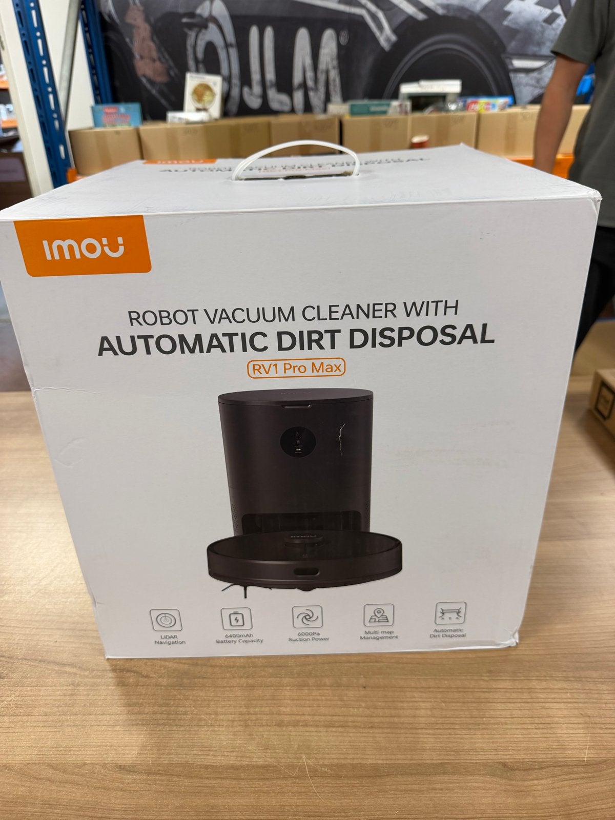 Imou RV1 Pro Max Robotstofzuiger met Automatische Vuilafvoer, Overige merken, Automatisch legen, Nieuw, Ophalen of Verzenden