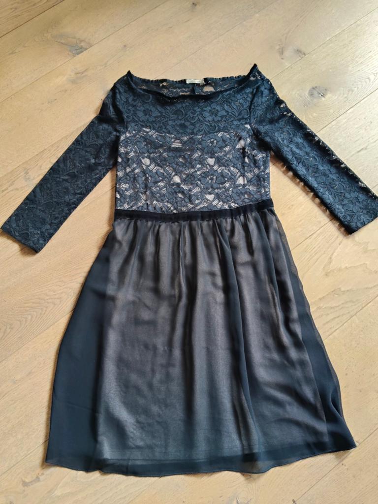 Intimissimi black tulle dress S, Kleding | Dames, Ophalen of Verzenden, Zo goed als nieuw, Knielengte, Maat 36 (S)