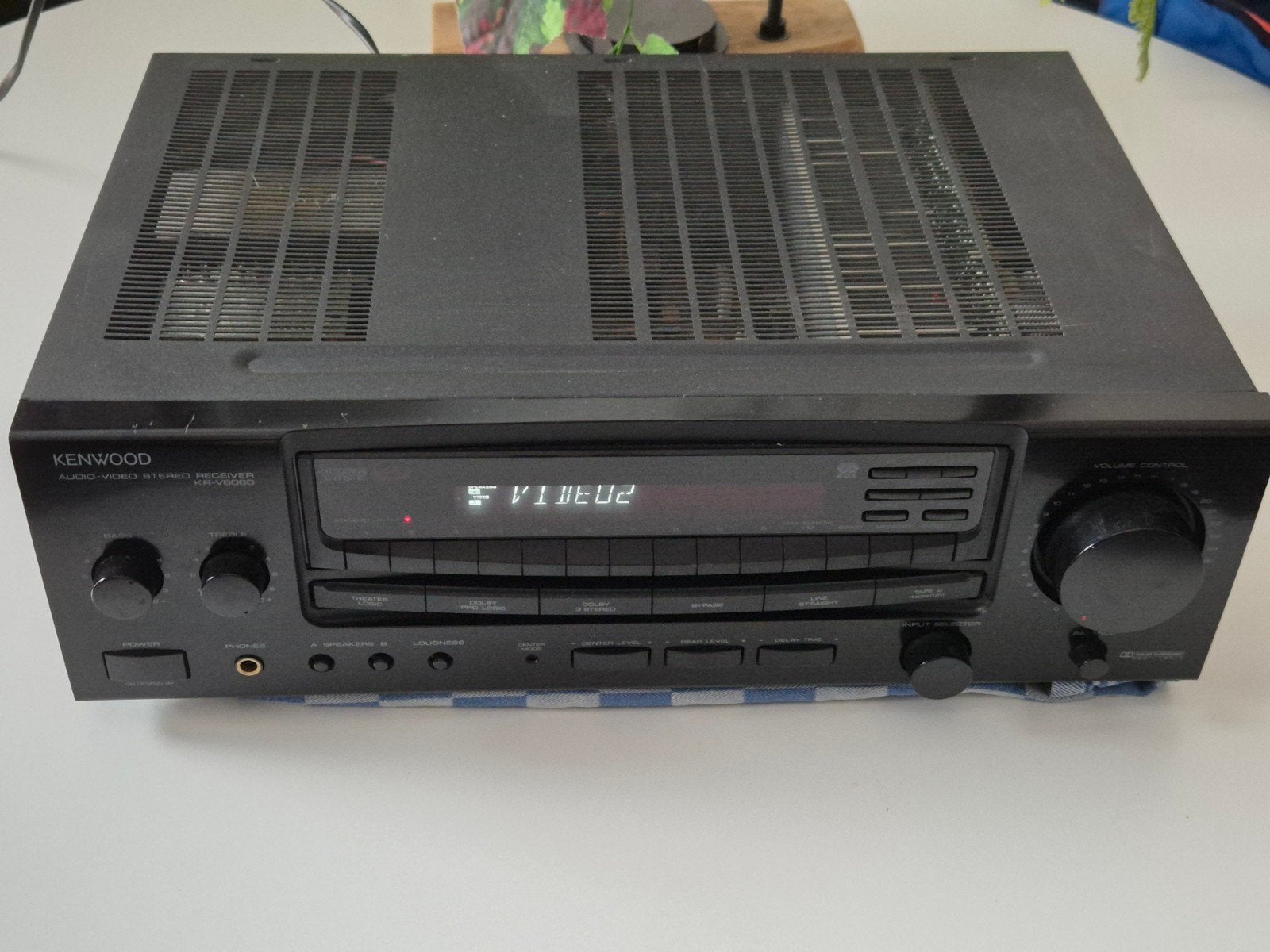 Kenwood KR-V6060 A/V-Receiver met RDS en Dolby Surround, Audio, Tv en Foto, Versterkers en Receivers, Overige merken, Ophalen of Verzenden