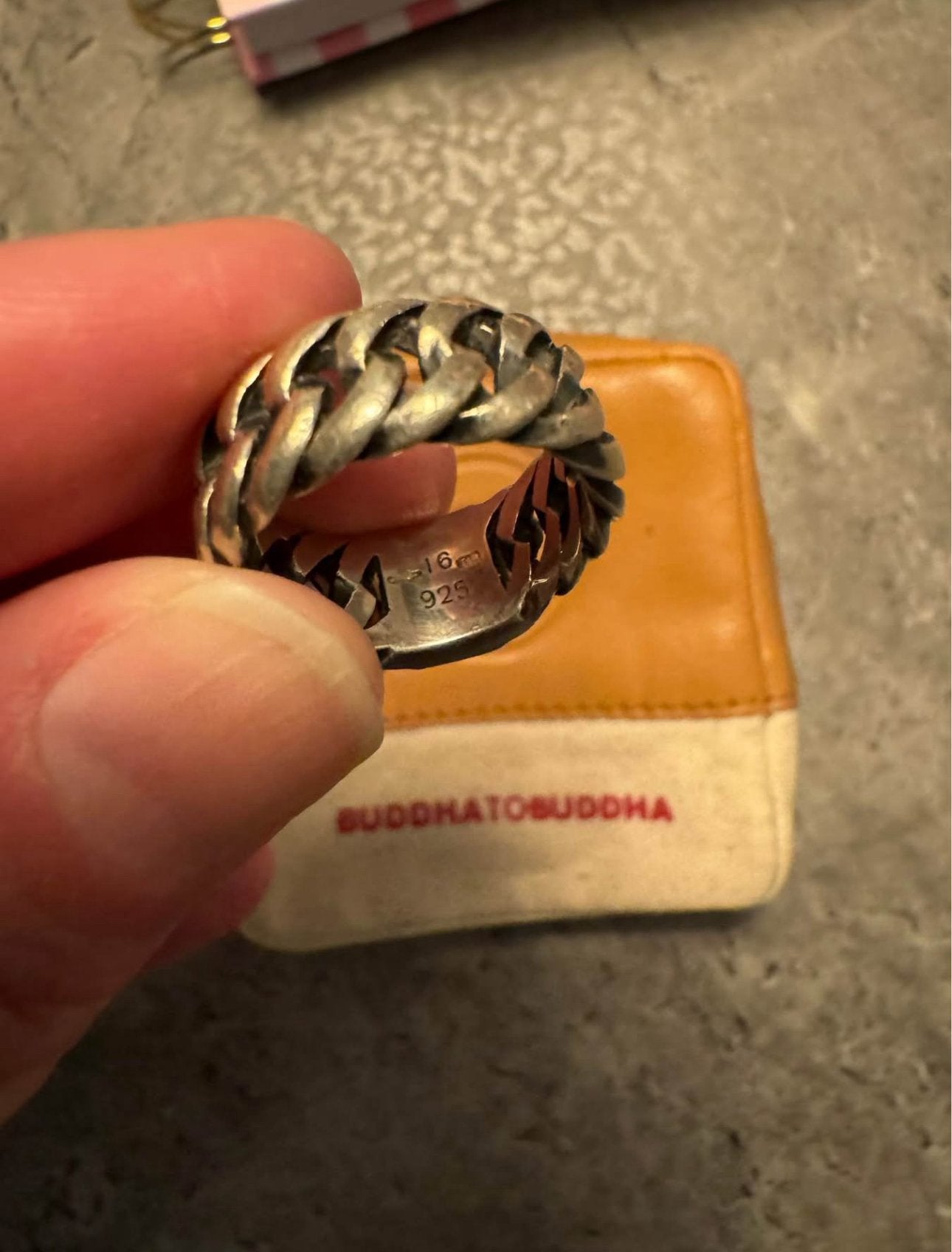 Buddha to Buddha ring Chain small maat 16, Gebruikt, Ophalen of Verzenden, Kleiner dan 17, Dame