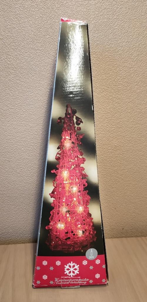 Licht piramide te koop 40 cm., Diversen, Kerst, Ophalen of Verzenden