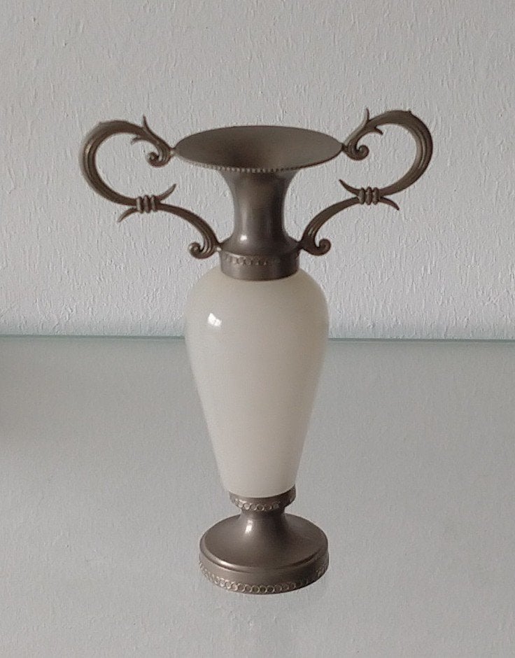 klein messing onyx Amfora vaasje, volgnr 14, Ophalen of Verzenden