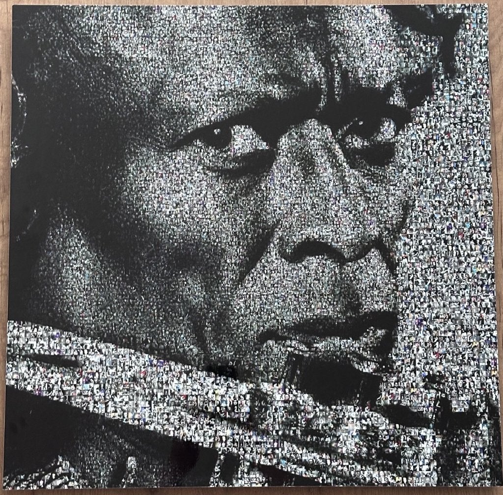 David Law foto mozaiek Miles Davis, Antiek en Kunst, Ophalen