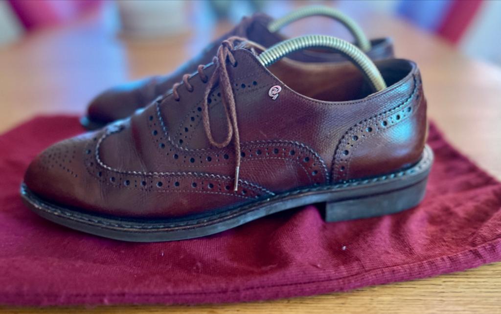 Greve Brooks herenschoenen handgemaakt, 42,5 nieuwstaat, Ophalen of Verzenden, Zo goed als nieuw, Bruin
