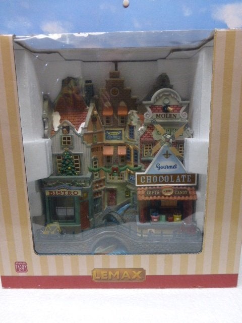 lemax facade Seaside Christmas kerstdorp kersthuisjes kerst, Ophalen of Verzenden, Zo goed als nieuw