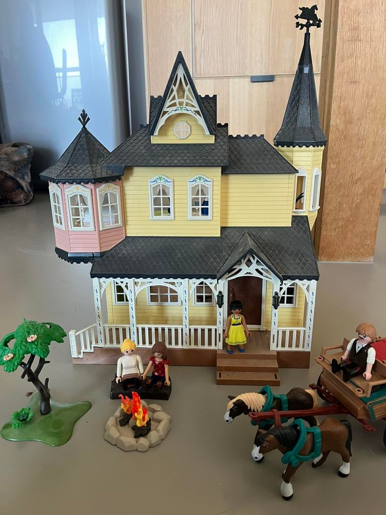 Playmobil huis van Spirit Lucky incl. paard en wagen, Kinderen en Baby's, Speelgoed | Playmobil, Ophalen, Zo goed als nieuw