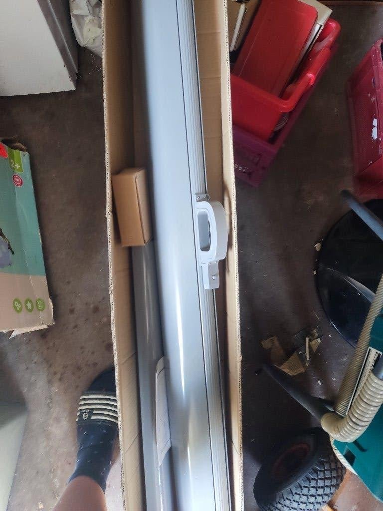 Nieuw uitrekbaar windscherm 160 x 300, Ophalen of Verzenden, Uittrekbaar, Nieuw