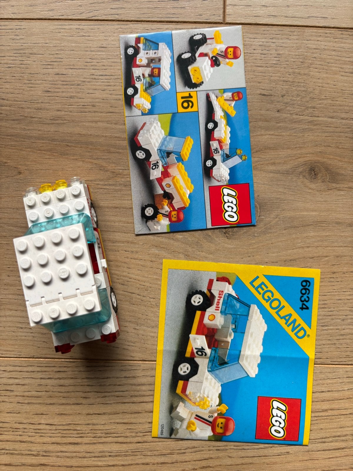 9981) Lego Legoland 6634 Shell Formule 1 Raceauto, Ophalen of Verzenden, Gebruikt, Lego