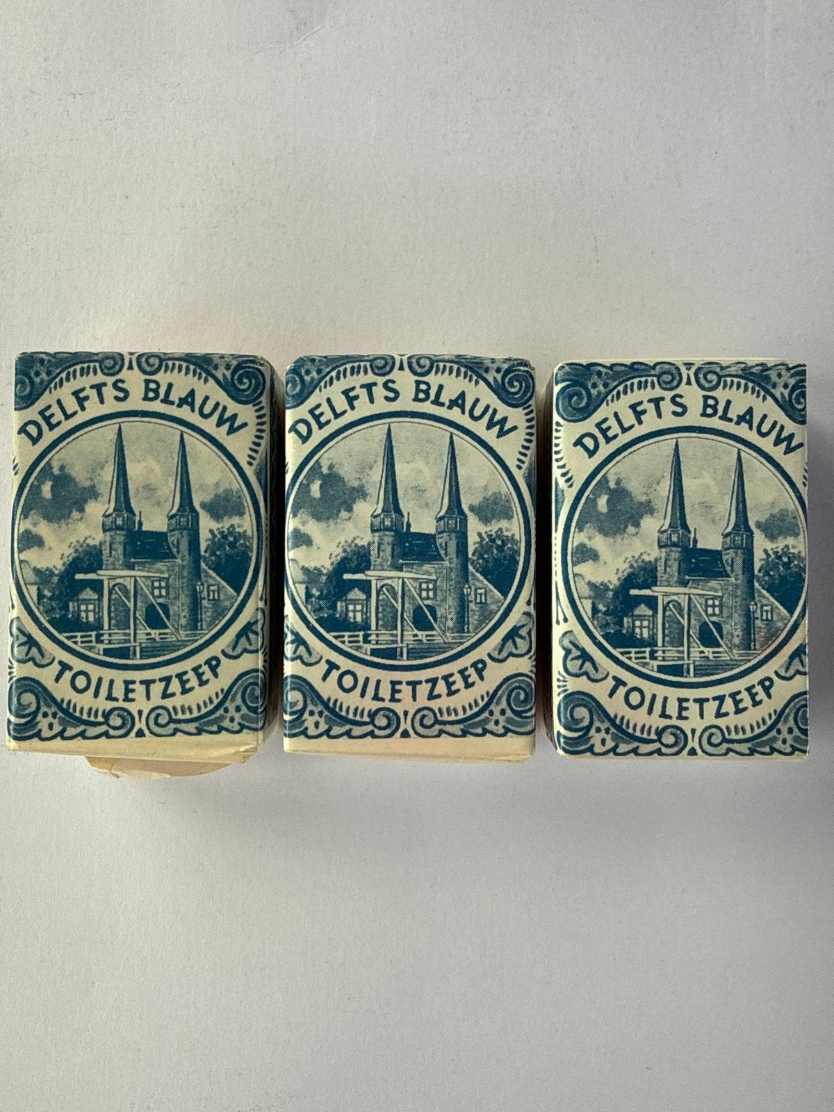 3x Vintage Delfts Blauw Toiletzeep - Old Lavendel Soap, Ophalen of Verzenden, Nieuw